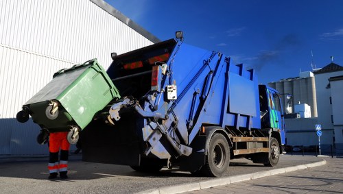 Different sizes of commercial skips available