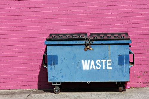 Skip hire container for waste removal in Hammersmith