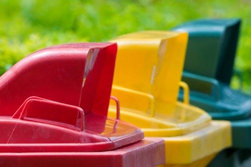 Various types of rubbish collection