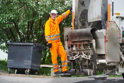 Garden waste skip hire for outdoor clearance work